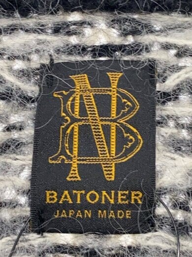 商品画像：ニット・セーター(厚手)/MOHAIR LATOVIAN CREWNECK/2/ウール/BLK/BN-23FM-0 3