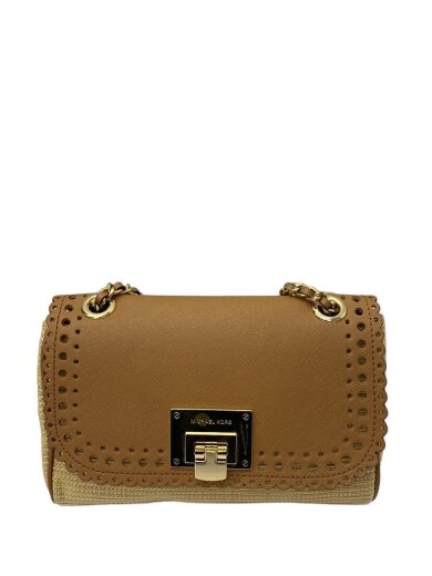 商品画像：ショルダーバッグ/レザー/BEG/35S7GV1F2W 1