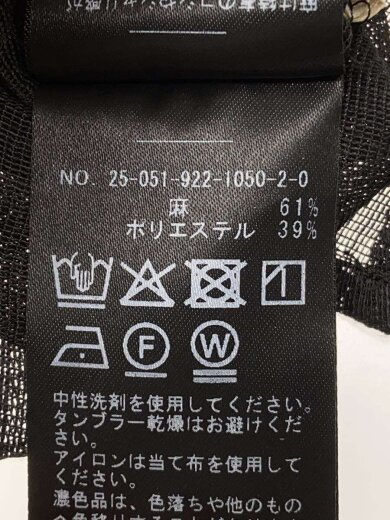 商品画像：Mesh Sheer ブラウス/FREE/リネン/BLK/25-051-922-1050-2-0 4