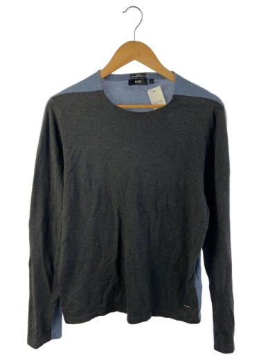 商品画像：ニット・セーター(薄手)/S/コットン/BLK/50329948/シルク.カシミヤ混 1