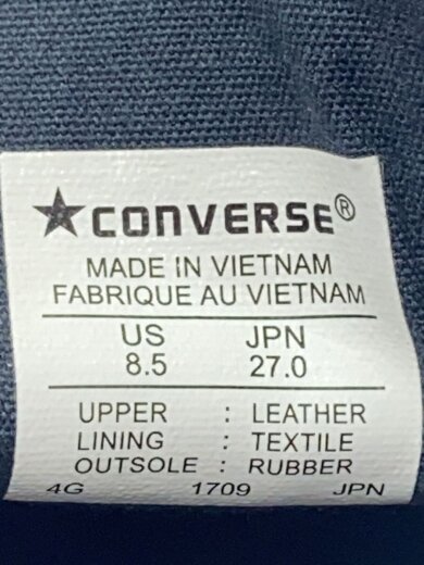 商品画像：ローカットスニーカー/27cm/BLK/スウェード/1709/ALL STAR SUEDE WV GM 5