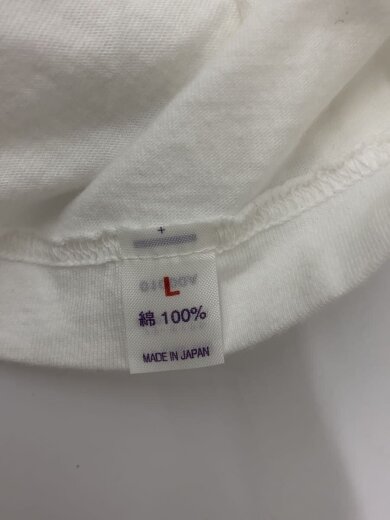 商品画像：長袖Tシャツ/--/コットン/WHT 4