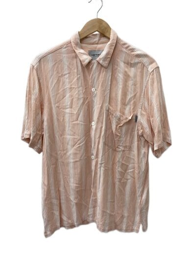 商品画像：S/S CHESTER Shirt/L/レーヨン/WHT/ストライプ/5638.19PO04910.1219 1