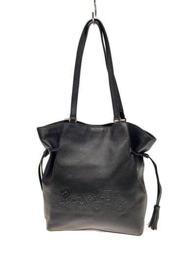 商品画像：トートバッグ/レザー/BLK/CA200/アンディ/ホースアンドキャリッジ/タッセル// 1
