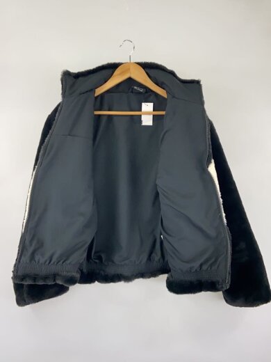 商品画像：フリースジャケット/ビッグスウッシュフェイクファージャケット/M/CU6559-010/BLK// 3