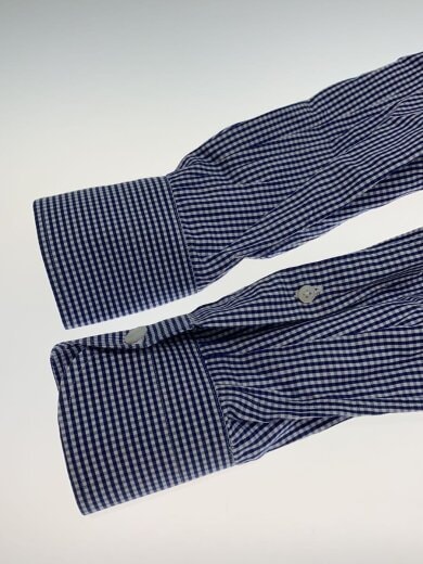 商品画像：長袖シャツ/--/コットン/BLU/チェック/size 15ハーフ/SLIM FIT 5