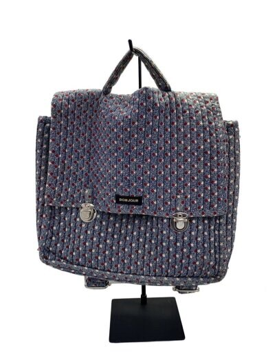 商品画像：bonjour/リュック/--/NVY/総柄 1