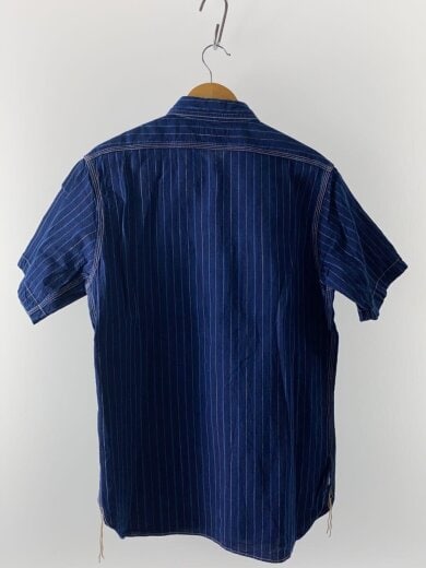 商品画像：半袖シャツ/M/コットン/NVY/ストライプ/SC37643 2