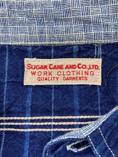 商品画像：半袖シャツ/M/コットン/NVY/ストライプ/SC37643 3