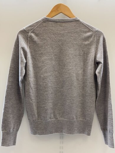 商品画像：ニット・セーター(薄手)/S/コットン/GRY/無地 2