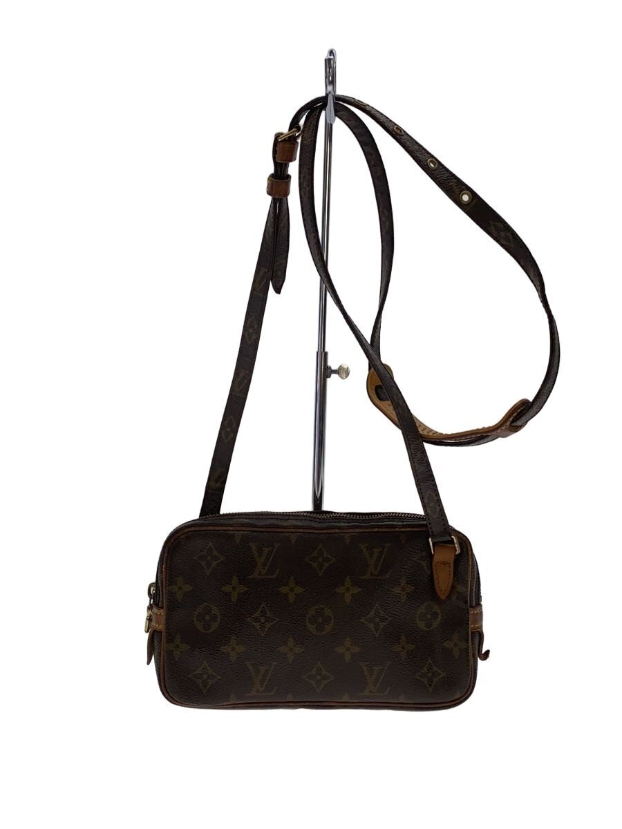 LOUIS VUITTON / ポシェット・マルリー・バンドリエール_モノグラム・キャンバス/PVC/BRW