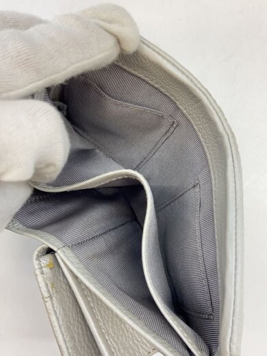 商品画像：2つ折り財布/レザー/SLV/レディース 6