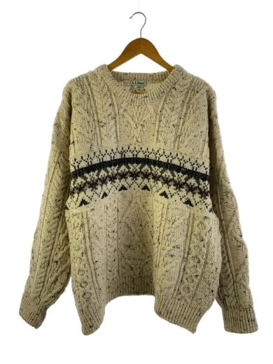 商品画像：ニット・セーター(厚手)/L/ウール/IVO 1