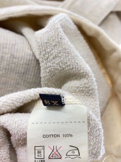 商品画像：ロングカーディガン(薄手)/XS/コットン/CRM/無地 4