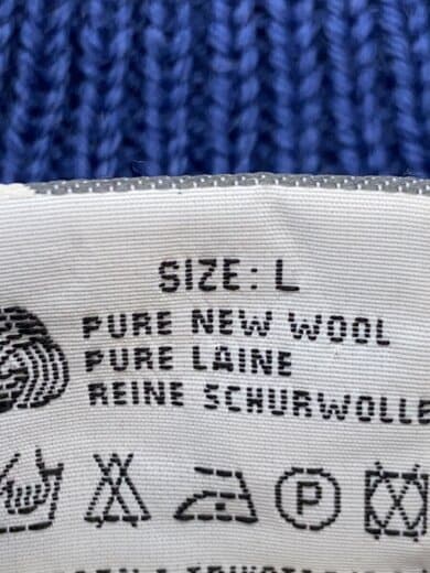 画像：DALE OF NORWAYニット・セーター(厚手)/L/ウール/BLU/DLV95764