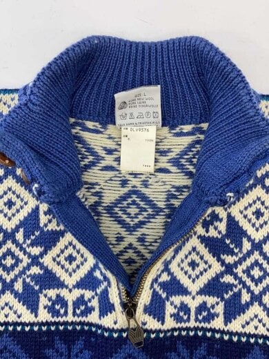 画像：DALE OF NORWAYニット・セーター(厚手)/L/ウール/BLU/DLV95767