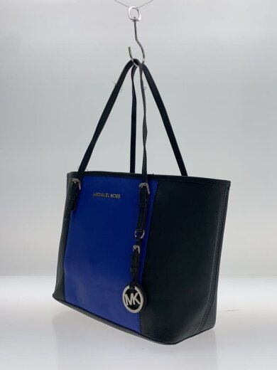 商品画像：トートバッグ/レザー/BLK/BLU 2