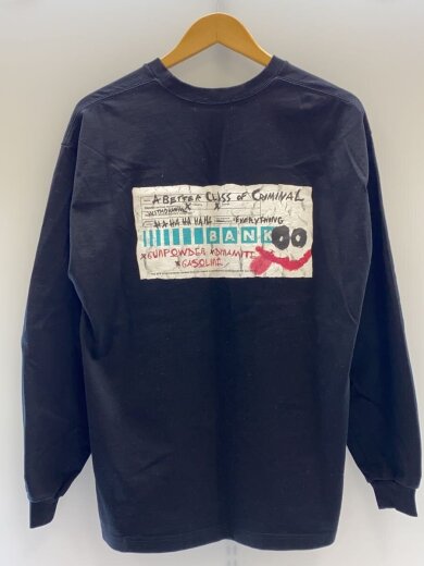 商品画像：長袖Tシャツ/L/コットン/BLK 2