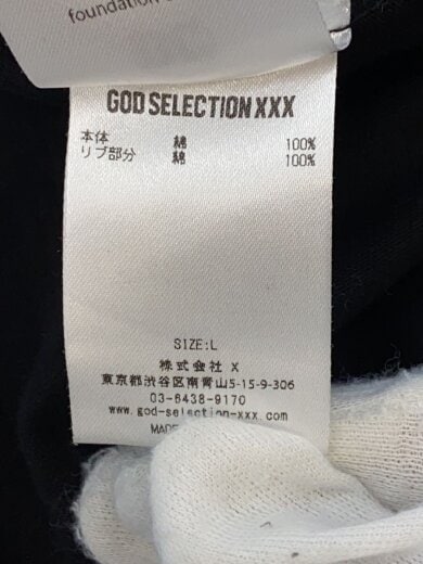 商品画像：長袖Tシャツ/L/コットン/BLK 4