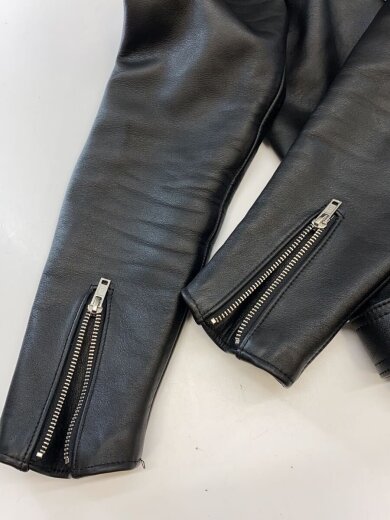 商品画像：レザージャケット・ブルゾン/34/レザー/BLK 6