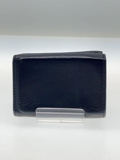 商品画像：3つ折り財布/レザー/BLK/無地/メンズ/551921// 2