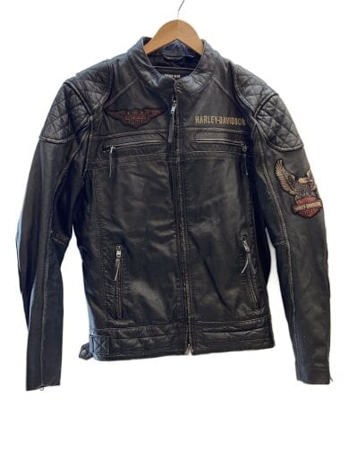 商品画像：レザージャケット・ブルゾン/L/山羊革/BLK/98098-16VM 1