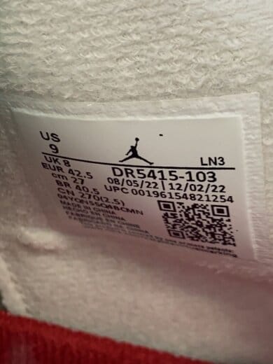 商品画像：AIR JORDAN 4 RETRO SP_エアジョーダン4 レトロ スペシャル/27cm/WHT 5