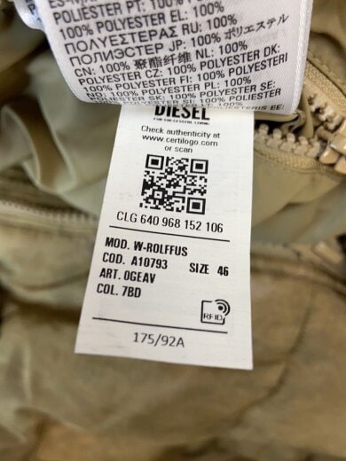 商品画像：W-ROLFFUS/ダウンジャケット/46// 4