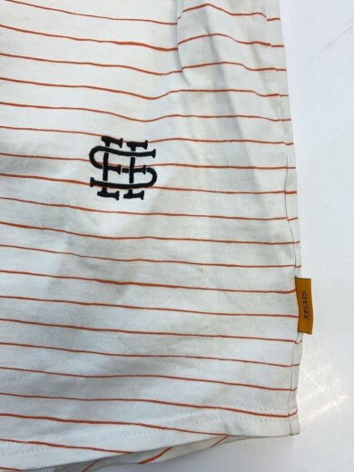 商品画像：長袖Tシャツ/L/コットン/WHT/ボーダー// 7