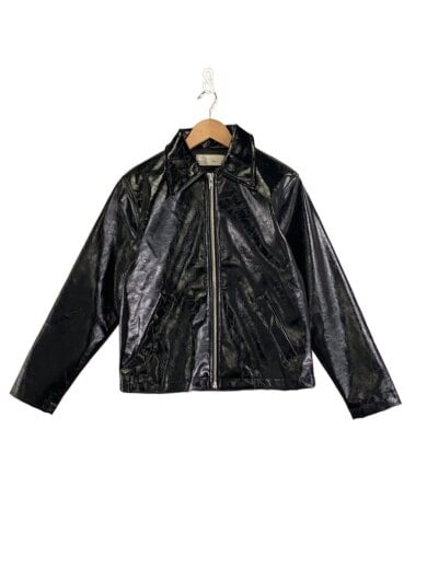 商品画像：Fairfax Vinyl Blouson/シングルライダースジャケット/XS/フェイクレザー/BLK// 1