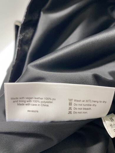 商品画像：Fairfax Vinyl Blouson/シングルライダースジャケット/XS/フェイクレザー/BLK// 5