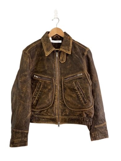 商品画像：AERO LEATHER JACKET/S/牛革/BRW// 1