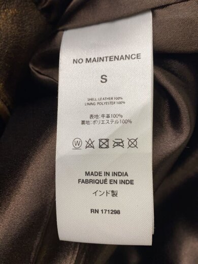 商品画像：AERO LEATHER JACKET/S/牛革/BRW// 4