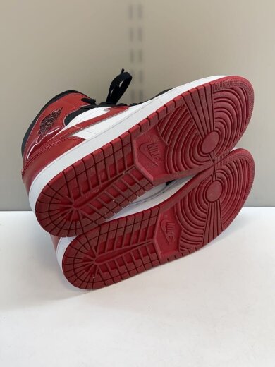 商品画像：エア ジョーダン 1 MID SE/26cm/RED/エナメル// 4