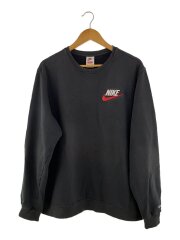 18AW/COTTON BLEND CREWNECK/スウェット/L/コットン/BLK