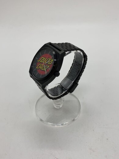 商品画像：クォーツ腕時計/アナログ/ステンレス/BLK/BLK/THE TIME TELLER 2