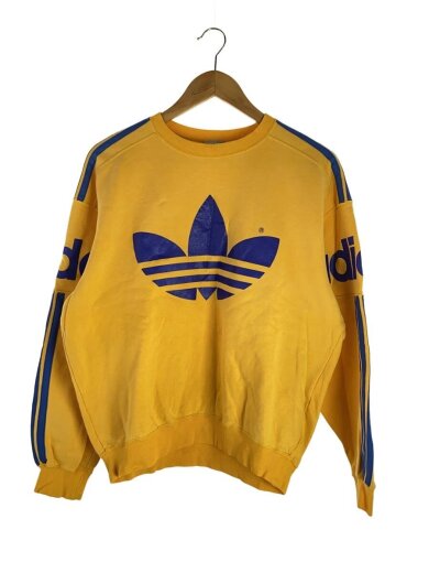 商品画像：スウェット/L/--/YLW/無地/右袖インク跡有 1