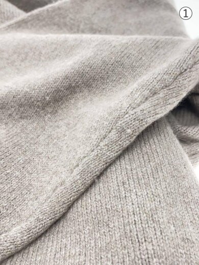 商品画像：ニット・セーター(厚手)/--/ウール/BEG/無地/21-080-922-5030-3-0// 5