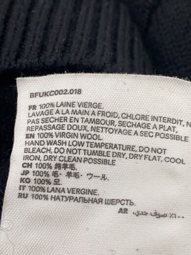 商品画像：カーディガン(厚手)/--/ウール/BLK/BFUKC002.018// 4