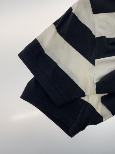 商品画像：ポロシャツ/M/コットン/ボーダー/cj4910-011/脇に黄色シミ有 5