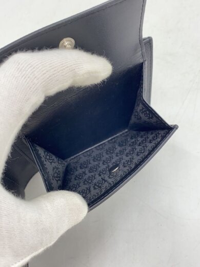 商品画像：2つ折り財布/PVC/BLK/無地/メンズ// 5