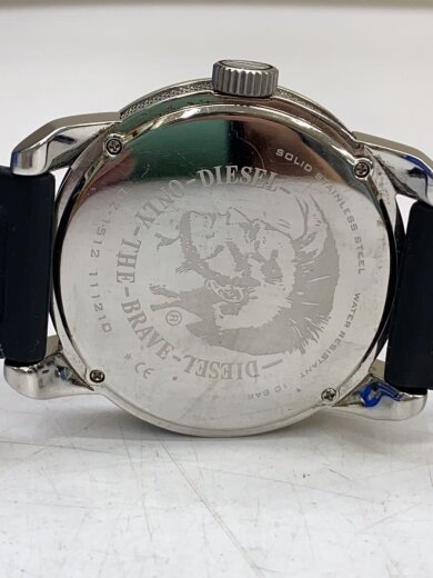 商品画像：クォーツ腕時計/アナログ/レザー/SLV/BLK/DZ-1512 3