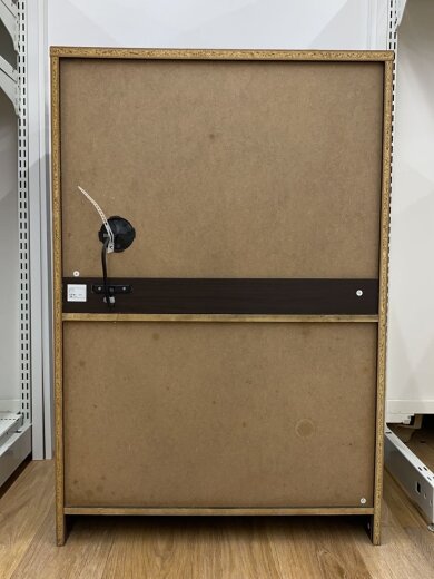 商品画像：レンジ台/ウッド/BRW 4