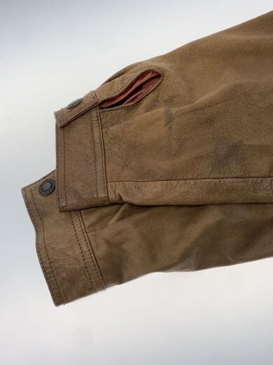 商品画像：Thinsulate/レザージャケット・ブルゾン/L/レザー/BRW/無地/6744 5