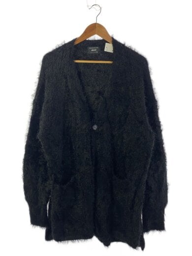 画像：glambカーディガン(厚手)/4/ポリエステル/BLK1