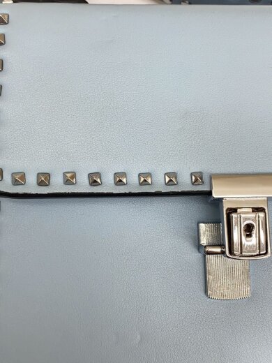 商品画像：Qung/ショルダーバッグ/レザー/BLU/無地 9