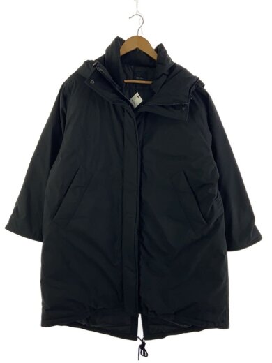 商品画像：23AW/撥水フーデッドダウンコート/36/ポリエステル/BLK/23-020-200-8080-4-0 1