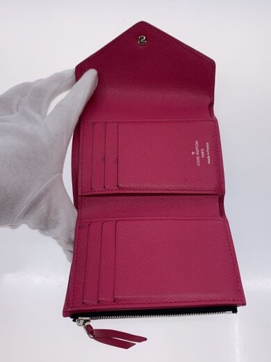 商品画像：ポルト・フォイユ・ヴィクトリーヌ_エピ/牛革/BLK/レディース 4