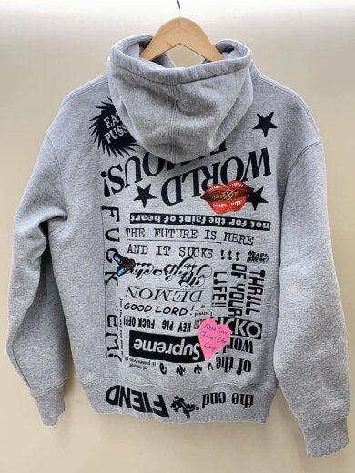 商品画像：23SS/Fiend Hooded Sweatshirt/パーカー/S/コットン/GRY 2