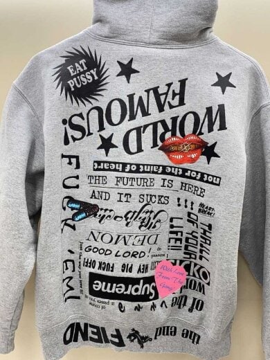 商品画像：23SS/Fiend Hooded Sweatshirt/パーカー/S/コットン/GRY 7